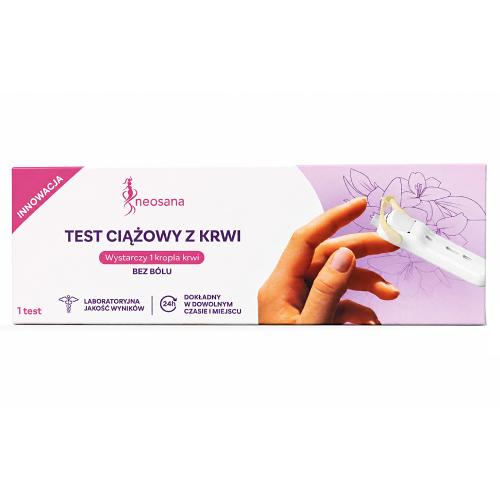 Miniaturka artykułu - Neosana Test ciążowy z krwi, 1 szt.