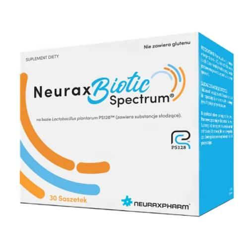 Miniaturka artykułu - NeuraxBiotic Spectrum, 30 sasz. - szczepy bakteryjne rekomendowane w spektrum autystycznym