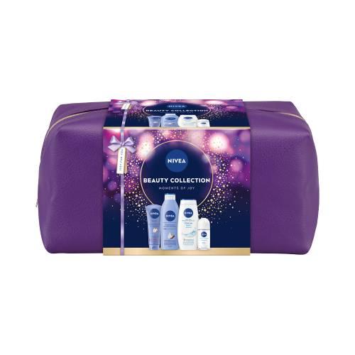 Miniaturka artykułu - Nivea Beauty Collection Zestaw Mleczko do ciała, 250 ml + Krem do rąk, 100 ml + Antyperspirant, 50 ml + Żel pod prysznic, 250 ml