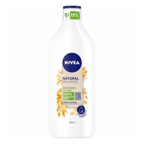 Miniaturka artykułu - NIVEA Natural Balance Balsam do ciała Owies, 350ml