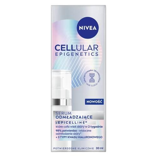 Miniaturka artykułu - Nivea Cellular Epigenetics Serum odmładzające do twarzy z kwasem hialuronowym, 30 ml