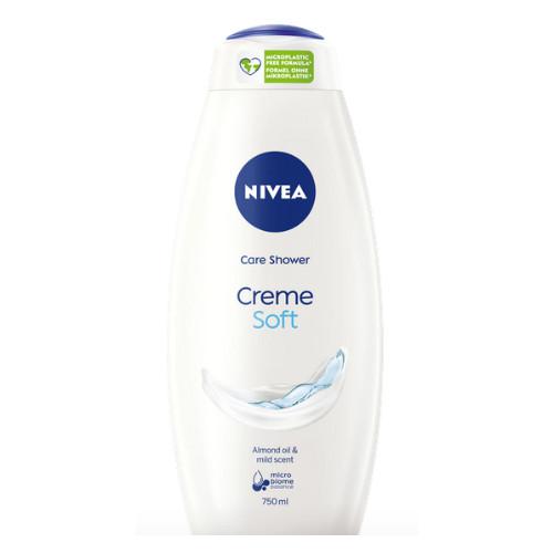 Miniaturka artykułu - NIVEA Creme Soft Care Shower pielęgnujący żel pod prysznic, 750ml
