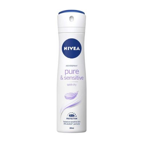 Miniaturka artykułu - NIVEA Pure & Sensitive Dezodorant, 150ml