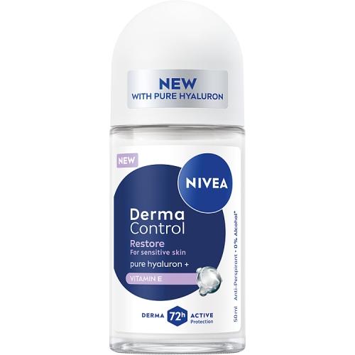 Miniaturka artykułu - Nivea Derma Control Restore Antyperspirant Roll-On, 50 ml