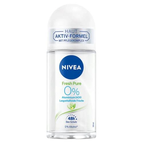 Miniaturka artykułu - NIVEA Dezodorant w kulce Fresh Pure, 50 ml