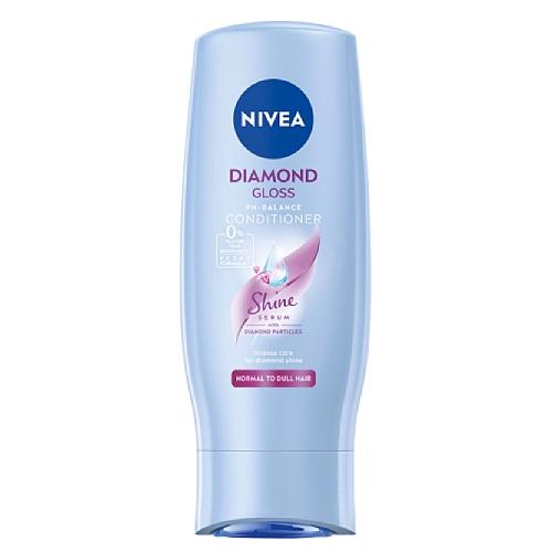 Miniaturka artykułu - Nivea Diamond Gloss Odżywka do włos&oacute;w nadająca blasku, 200 ml