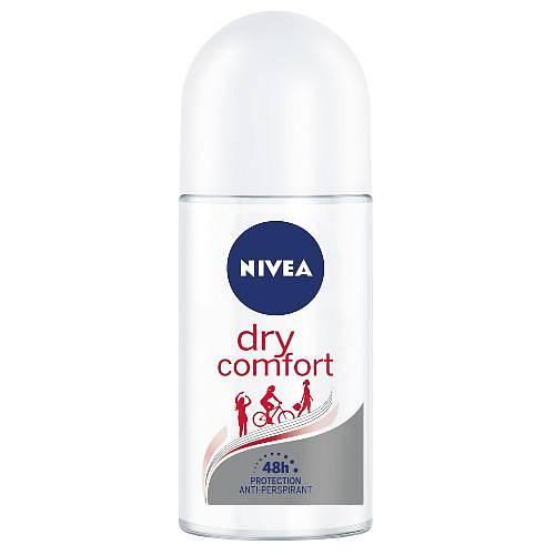 Miniaturka artykułu - NIVEA Dry Comfort 48H Antyperspirant Roll-On Damski, 50 ml