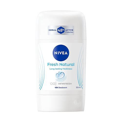 Miniaturka artykułu - Nivea Fresh Natural Dezodorant w sztyfcie dla kobiet, 50 ml