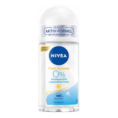 Miniaturka artykułu - NIVEA Fresh Summer Antyperspirant w kulce, 50ml