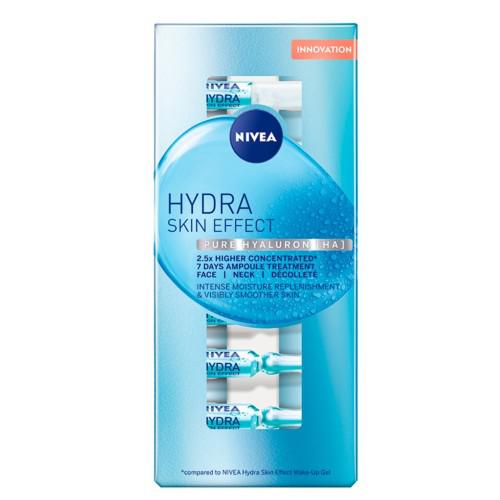 Miniaturka artykułu - NIVEA HYDRA SKIN EFECT Kuracja nawadniająca w ampułkach, 7 x 1 ml