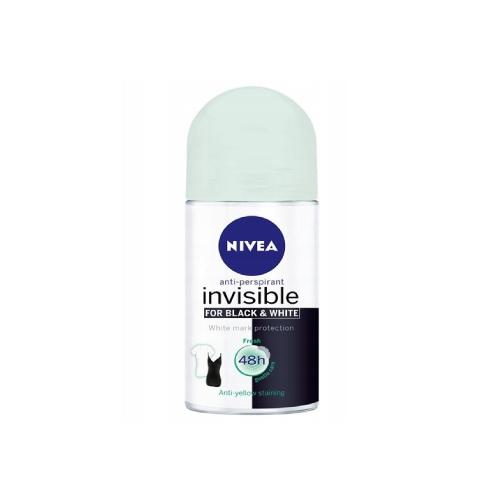 Miniaturka artykułu - NIVEA Invisible Black&White Fresh Antyperspirant Roll-on, 50ml