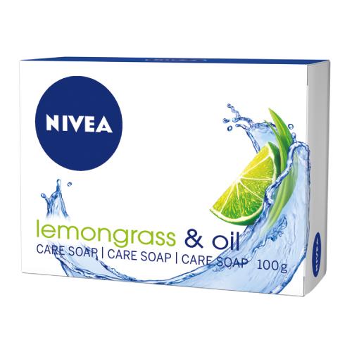 Miniaturka artykułu - NIVEA Lemongrass & Oil Mydło w kostce, 100g
