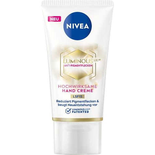 Miniaturka artykułu - NIVEA Luminous630&deg; Krem do rąk przeciw przebarwieniom, 50ml