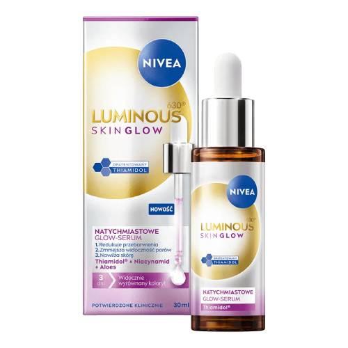 Miniaturka artykułu - Nivea Luminous Skin Glow Natychmiastowe Glow - Serum, 30 ml