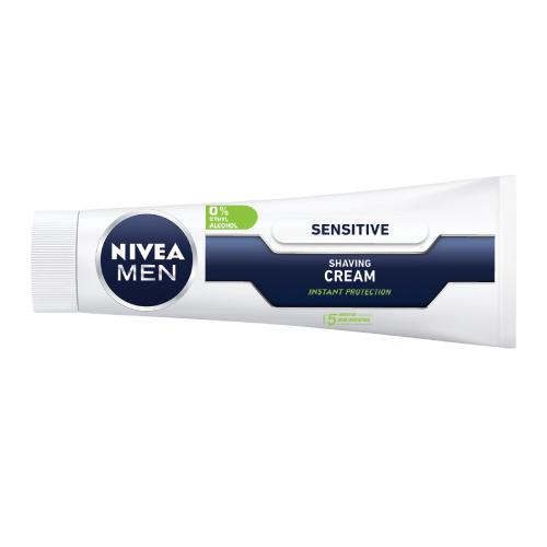 Miniaturka artykułu - NIVEA Man Krem do golenia Sensitive Biały, 100ml
