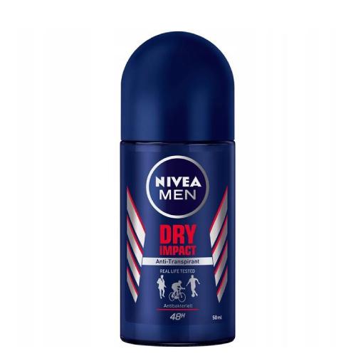 Miniaturka artykułu - NIVEA Men Antyperspirant Roll-on Dry Impact, 50ml