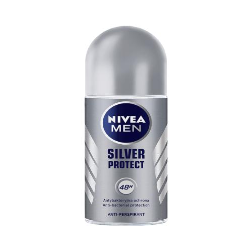 Miniaturka artykułu - NIVEA Men Antyperspirant Roll-on Silver Protect, 50ml	
