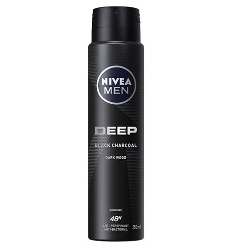 Miniaturka artykułu - NIVEA MEN Deep Antyperspirant w sprayu, 250ml