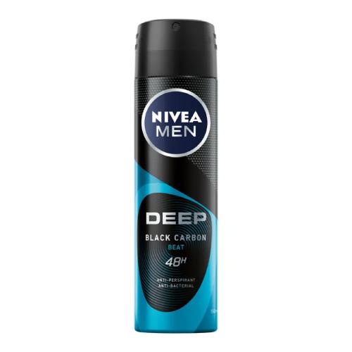 Miniaturka artykułu - NIVEA MEN Deep Beat Antyperspirant w sprayu, 150 ml