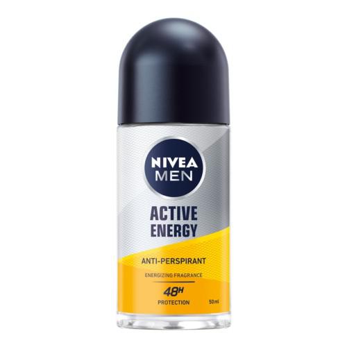 Miniaturka artykułu - Nivea Men Dezodorant roll-on Active Energy, 50ml
