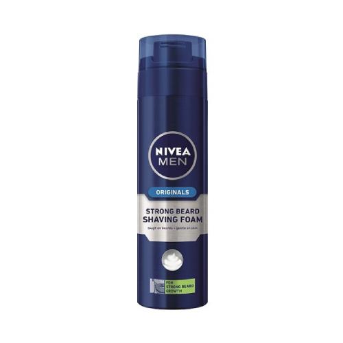 Miniaturka artykułu - NIVEA Men Pianka do golenia twardego zarostu Protect&Care, 200ml