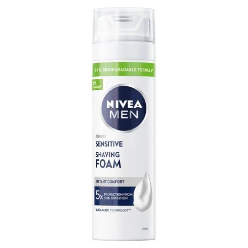 Miniaturka artykułu - NIVEA MEN Pianka do golenia Sensitive, 200ml