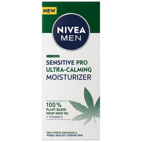 Miniaturka artykułu - NIVEA MEN Sensitive Pro Krem nawilżający ultra-łagodzący, 75ml