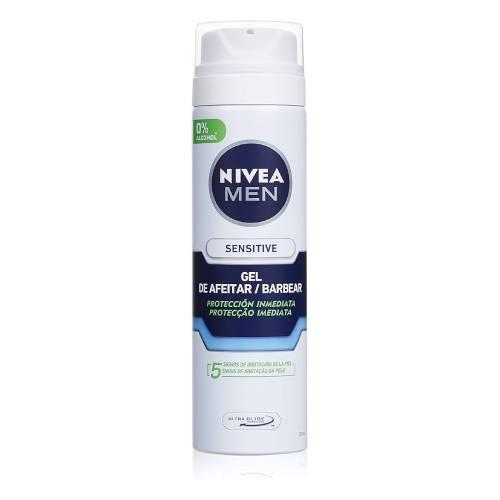 Miniaturka artykułu - Nivea Men Sensitive Łagodzący żel do golenia dla mężczyzn, 200 ml