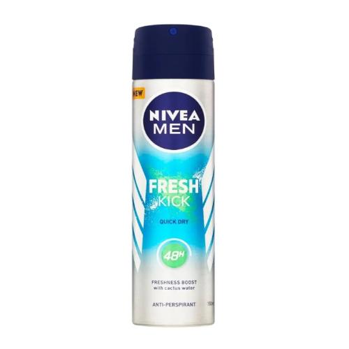 Miniaturka artykułu - NIVEA MEN Spray Fresh Kick Antyperspirant, 150ml