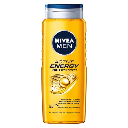 Miniaturka artykułu - NIVEA MEN Żel pod prysznic ACTIVE ENERGY, 500ml