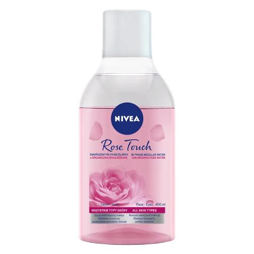 Miniaturka artykułu - NIVEA MicellAIR płyn micelarny z wodą r&oacute;żaną, 400ml