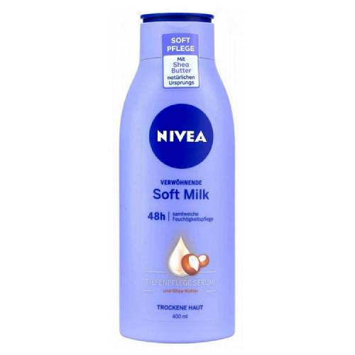Miniaturka artykułu - NIVEA Mleczko do ciała Soft Milk, 400ml