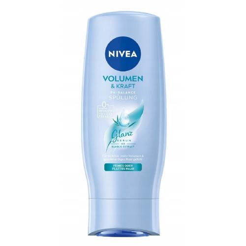 Miniaturka artykułu - Nivea Volumen & Kraft Odżywka do włos&oacute;w nadająca objętości, 200 ml