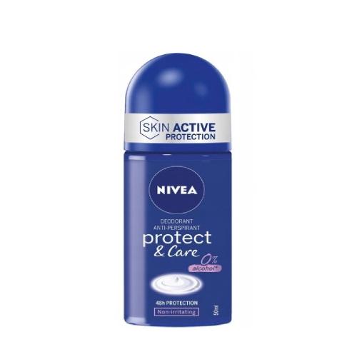 Miniaturka artykułu - NIVEA Protect&Care Antyperspirant roll-on, 50ml