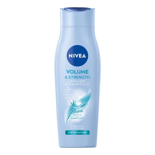 Miniaturka artykułu - NIVEA Volume&Strength Szampon pielęgnujący, 250ml