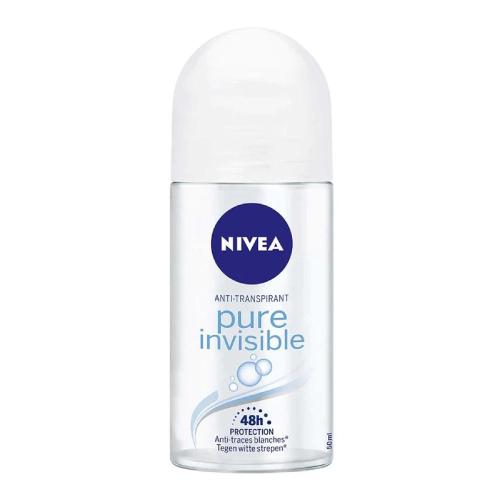 Miniaturka artykułu - NIVEA Dezodorant w kulce Pure Invisible, 50ml