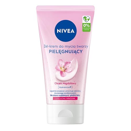 Miniaturka artykułu - NIVEA Żel-krem do mycia twarzy do cery suchej i wrażliwej, 150ml