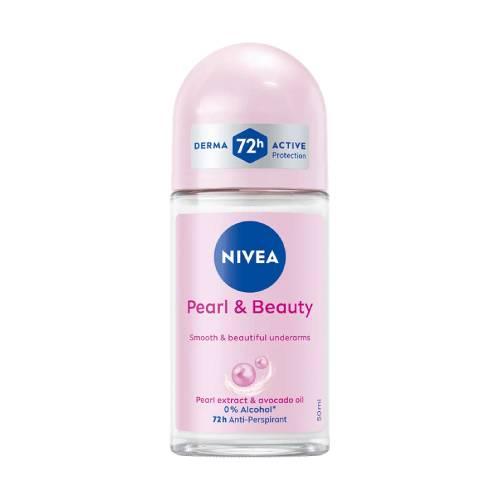 Miniaturka artykułu - Nivea Pearl & Beauty Antyperspirant w kulce dla kobiet roll on, 50 ml