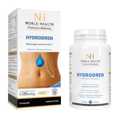 Miniaturka artykułu - Noble Health Hydrodren, 60 kaps.