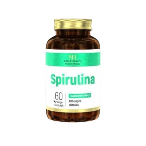 Miniaturka artykułu - NOBLE HEALTH Spirulina, 60 kaps.