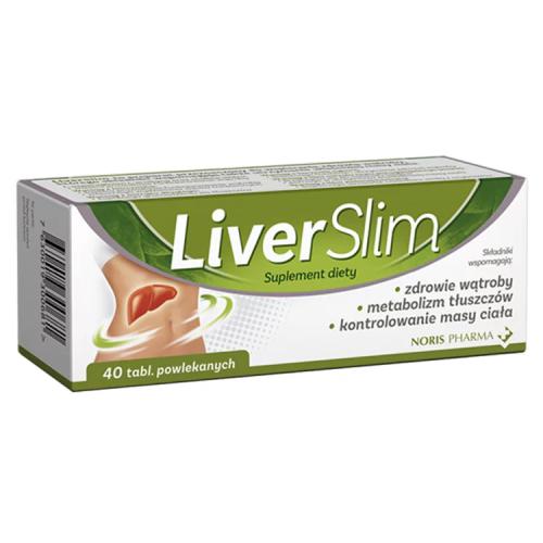 Miniaturka artykułu - LiverSlim, 40 tabletek