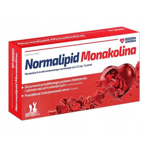 Zdjęcie produktu - Normalipid Monakolina, 30kaps.