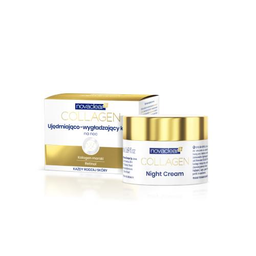 Miniaturka artykułu - NOVACLAER Collagen ujędrniająco - wygładzający krem na noc, 50ml