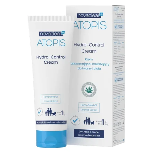 Miniaturka artykułu - NOVACLEAR ATOPIS HYDRO-CONTROL CREAM Krem natłuszczająco- nawilżający do twarzy i ciała- 250ml