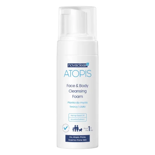 Miniaturka artykułu - NOVACLEAR ATOPIS Pianka do mycia twarzy- 150ml