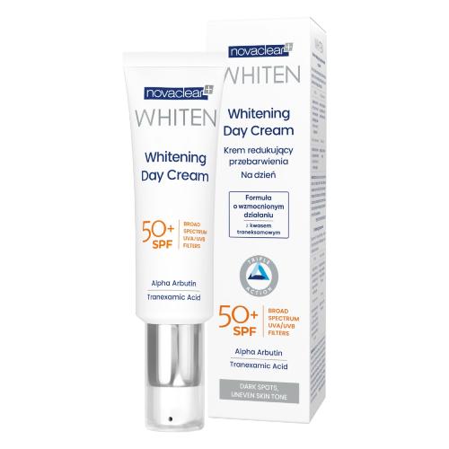 Miniaturka artykułu - NOVACLEAR WHITEN Krem redukujący przebarwienia na dzień SPF 50+, 50ml