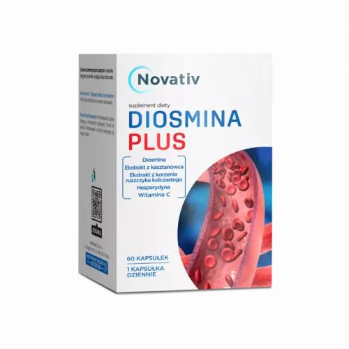 Miniaturka artykułu - Novativ Diosmina Plus, 60 kaps.