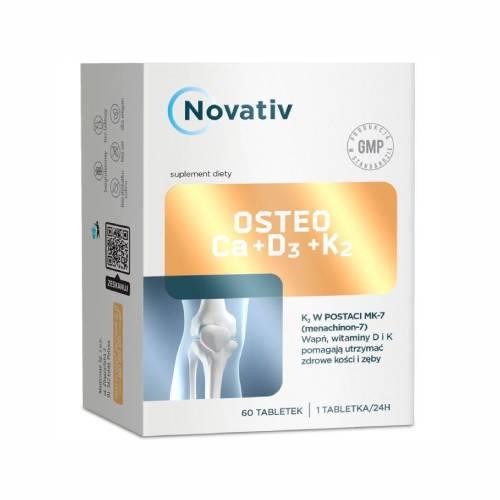 Novativ Osteo Ca+D3+K2, 60tabl.