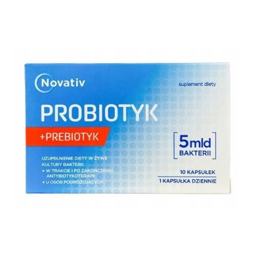 Zdjęcie produktu - Novativ Probiotyk 5 mld bakterii, 10kaps.