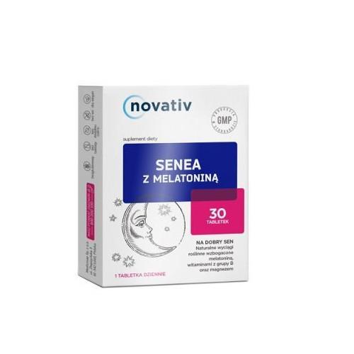 Novativ Senea z melatoniną, 30tabl.